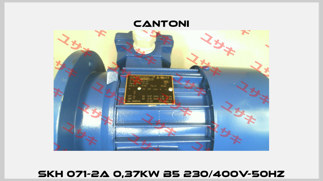 SKH 071-2A 0,37kW B5 230/400V-50Hz Cantoni
