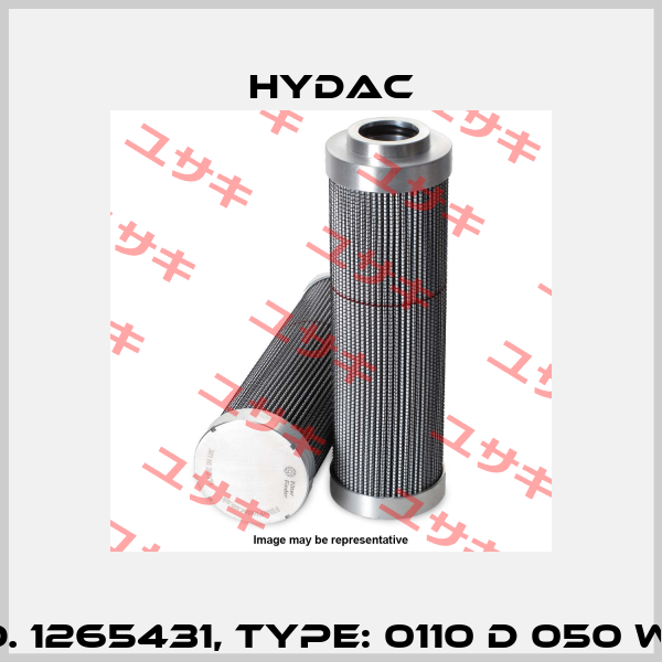 Mat No. 1265431, Type: 0110 D 050 W/HC /-W Hydac