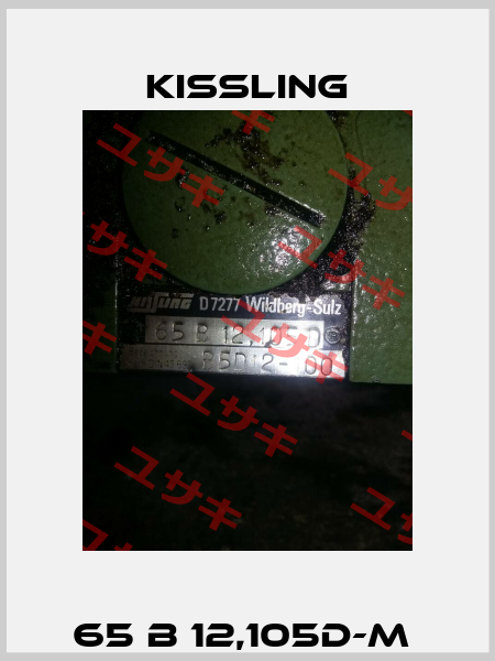 65 B 12,105D-M  Kissling
