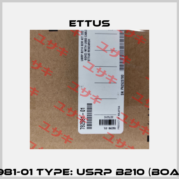 P/N: 782981-01 Type: USRP B210 (Board Only) Ettus