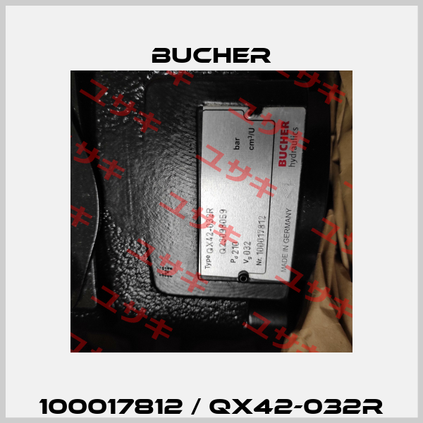 100017812 / QX42-032R Bucher