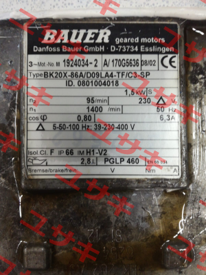 BK20X-86A/D09LA4-TF/C3-SP Bauer