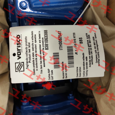 407.965/JE-1-110 G10 NT20 Varisco pumps