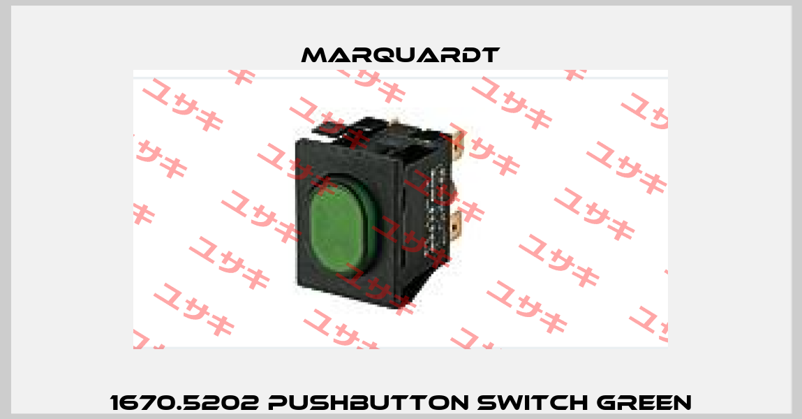 1670.5202 Pushbutton Switch Green Marquardt