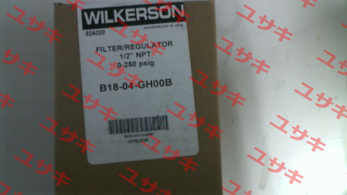 B18-04-GH00B Wilkerson