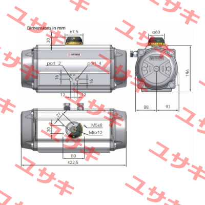 DR00600UF10F1227AZ Air Torque