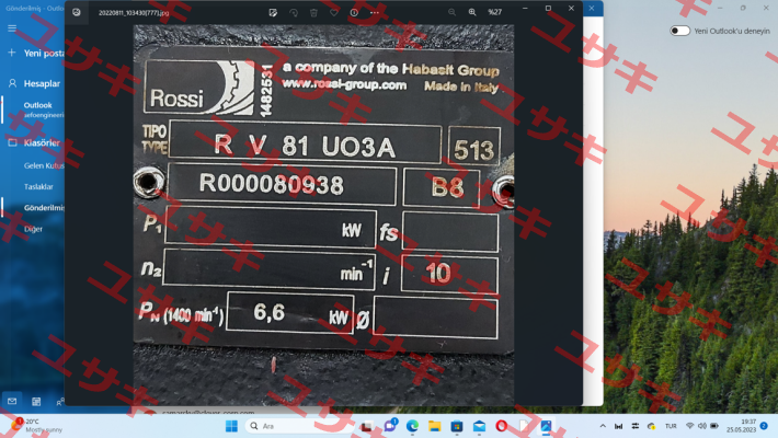 R V 81 UO3A / 10 Rossi