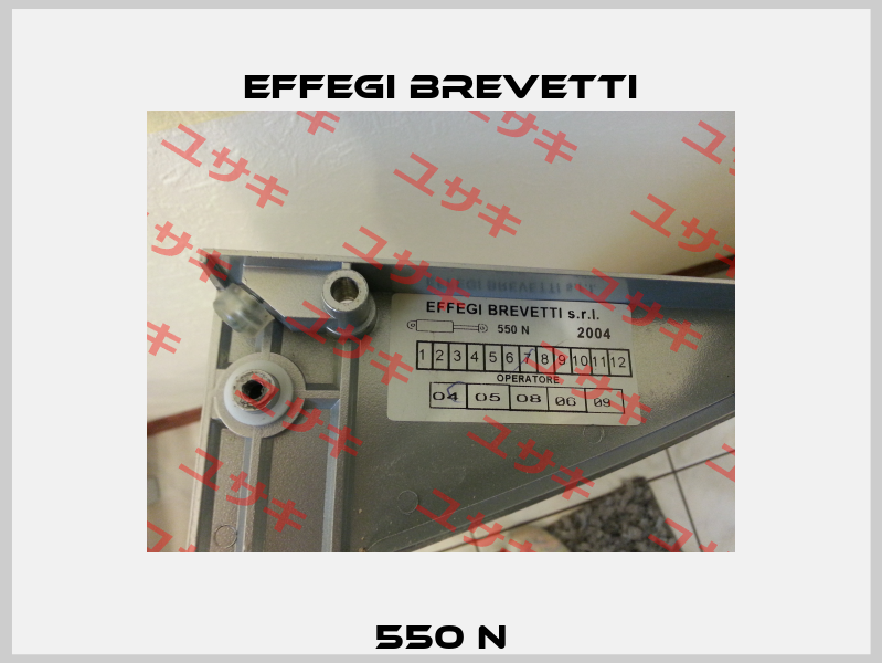 550 N Effegi Brevetti