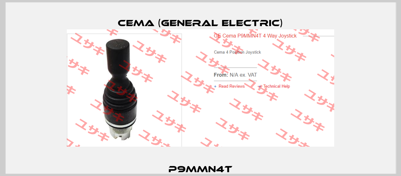 P9MMN4T Cema (General Electric)