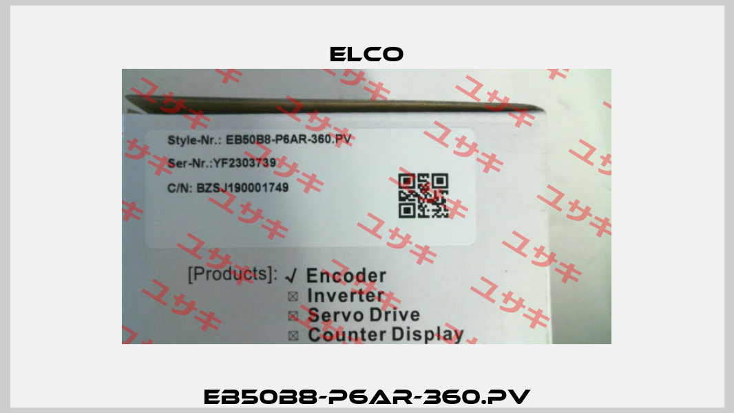EB50B8-P6AR-360.PV Elco