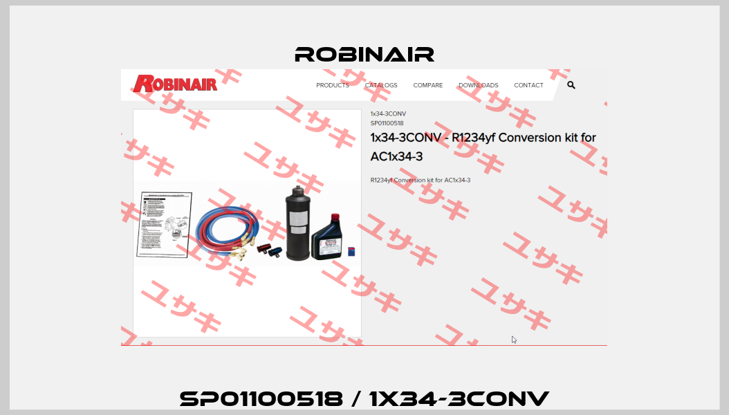 SP01100518 / 1x34-3CONV Robinair