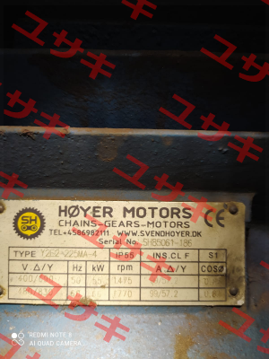 Y2E2-225MA-4 Hoyer Motors