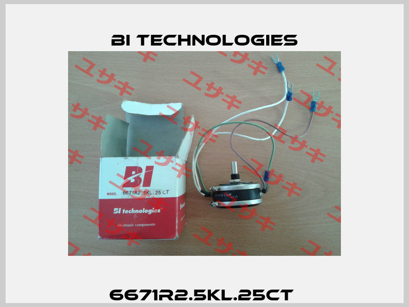 6671R2.5KL.25CT  BI Technologies