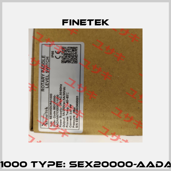 P/N: SE3800DCRG1000 Type: SEX20000-AADAAA703G00711000 Finetek
