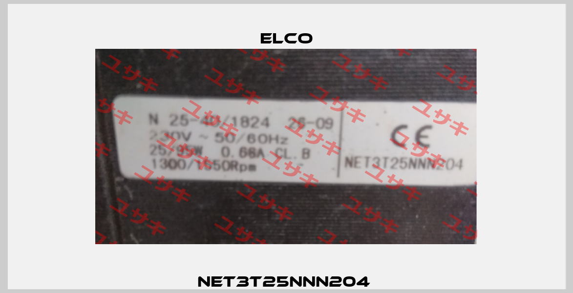 NET3T25NNN204  Elco
