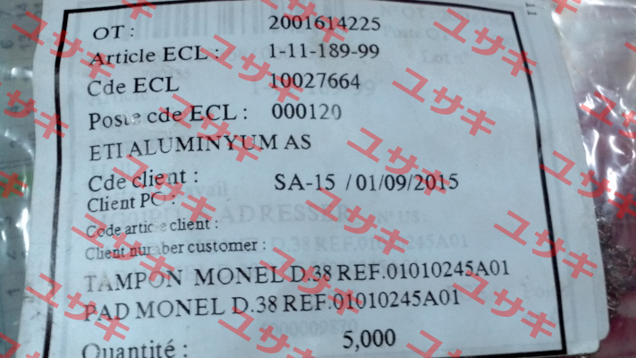 Article ECL:1-11-189-99 for M 400 L  MATTEI