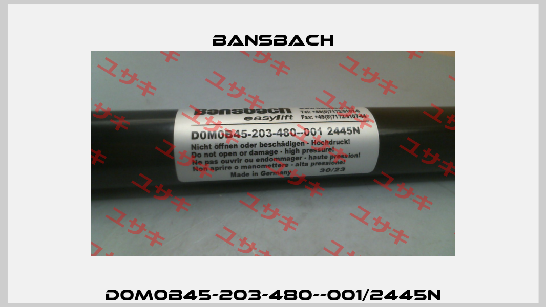 D0M0B45-203-480--001/2445N Bansbach