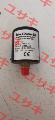 Type 14 (0.15 to 1bar) Bailey & Mackey