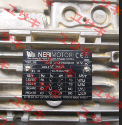T90LB8-B5-0,75kW-750 Neri Motori
