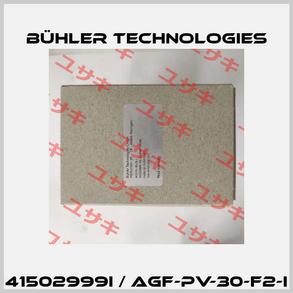41502999I / AGF-PV-30-F2-I Bühler Technologies