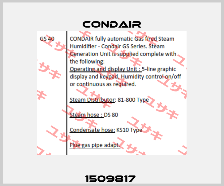 1509817  Condair