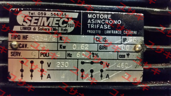 8034/2  OEM and Obsolete  Seimec (Rossi)