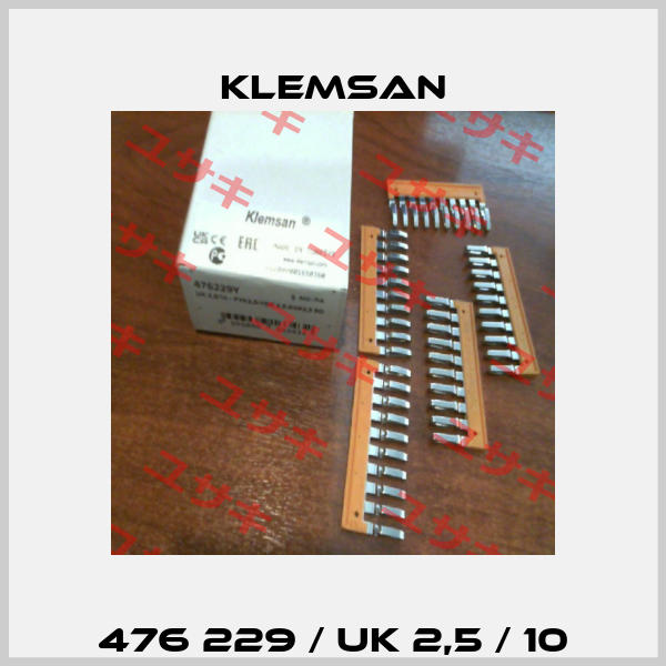 476 229 / UK 2,5 / 10 Klemsan