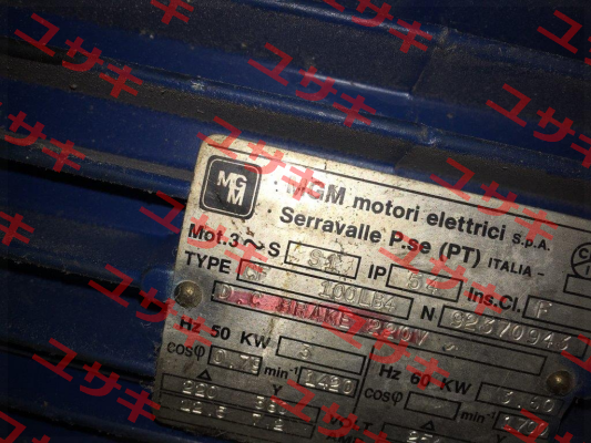 CF 100LB4 obsolete, replaced by BA 100 LB4 M.G.M MOTORI