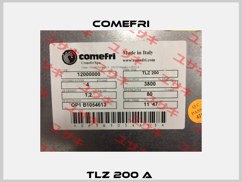 TLZ 200 A  Comefri