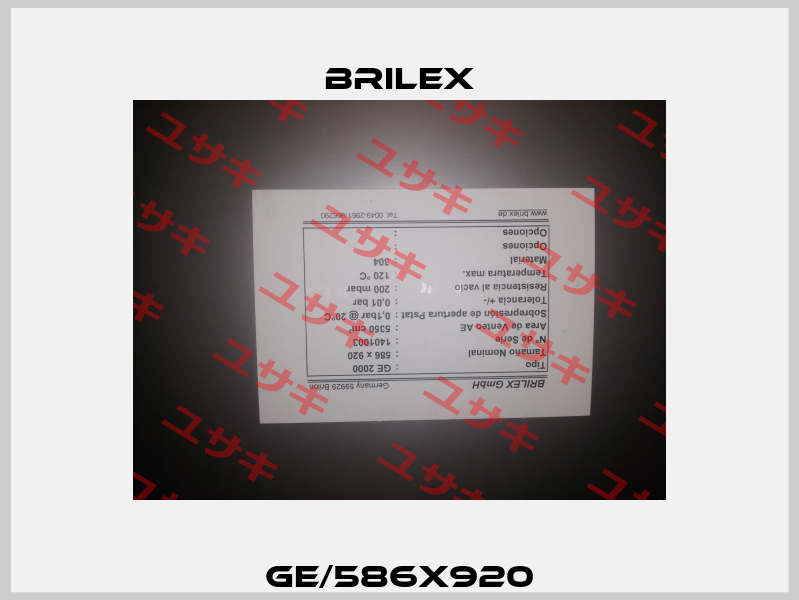 GE/586X920 Brilex